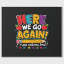 Search for back to school wrapping paper Welcome