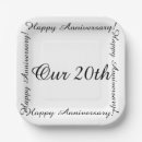 Search for happy anniversary plates Marriage