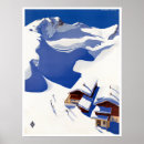 Search for vintage skiing advertising posters Advertisement