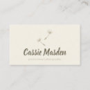 Search for dandelion business cards rustic