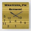 Search for retirement clocks Gold