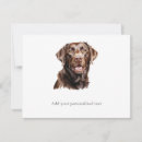 Search for labrador note cards Black