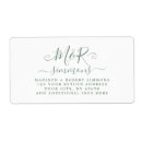 Search for large return address labels Calligraphy