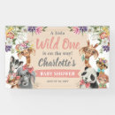 Search for animal baby shower banners For her