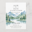 Search for lake save the dates Mountain