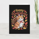 Search for cat thanksgiving cards Cornucopia