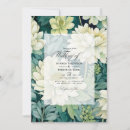Search for hunter green wedding invitations Botanical