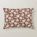 Search for red and beige pillows Rustic