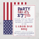 Search for labor day invitations Stars and stripes