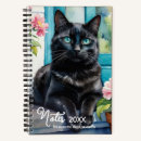 Search for black cat notebooks Watercolor