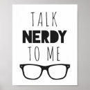 Search for nerdy posters Typography