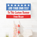 Search for election banners Red white blue