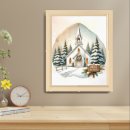 Search for winter scene christmas posters Pine trees