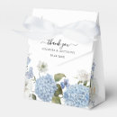 Search for hydrangea wedding favor boxes Dusty blue