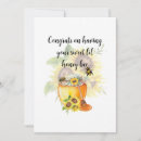 Search for bee birth announcement cards Sunflower