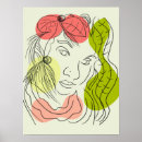 Search for abstract woman face art Modern