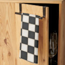 Search for black and white checkered kitchen towels Retro