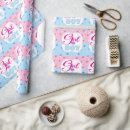 Search for baby gender reveal wrapping paper Girl