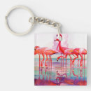 Search for pink flamingo keychains Retro