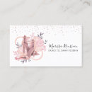 Search for dance business cards Pink