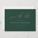 Search for emerald wedding save the dates Minimal