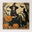Search for halloween cat puzzles Witch