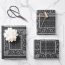 Search for bandana wrapping paper Black