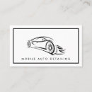 Search for auto business cards mobile auto detailing