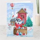 Search for siberian husky christmas cards Animal