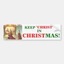 Search for christmas bumper stickers Jesus