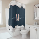 Search for rose gold on black shower curtains Simple