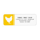 Search for chicken return address labels Rural