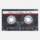 Search for cassette tape stickers Birthday