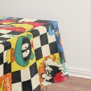 Search for black and white checkered tablecloths Pattern