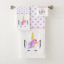 Search for cute bath towels Unicorn