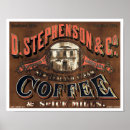 Search for vintage coffee ads posters Advertisement