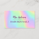 Search for iridescent business cards Colorful pastel unicorn rainbow
