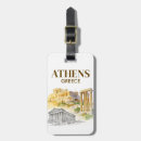 Search for greece luggage tags Watercolor