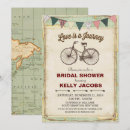 Search for love is a journey invitations Vintage