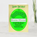 Search for funny irish birthday cards For him