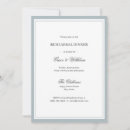 Search for dusty blue rehearsal dinner invitations Formal