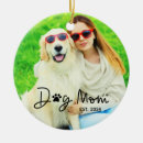 Search for dog mom ornaments Typography