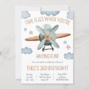 Search for time flies birthday invitations Clouds