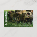 Search for scrap metal business cards Junk