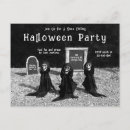 Search for tombstone halloween invitations Black and white