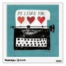 Search for quotes wall decals Typewriter
