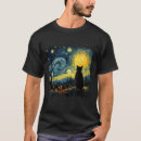 Search for starry night cat tshirts Cute