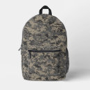 Search for camo backpacks Army
