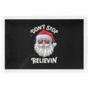 Search for funny serving trays Santa
