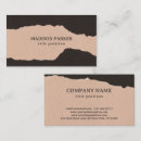 Search for torn business cards Modern